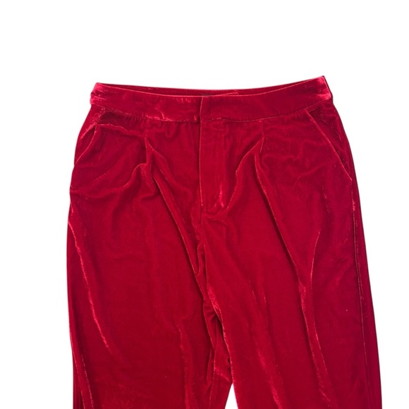 Minkpink velvet injection pant suit blazer jacket and pant red size XL holiday - Picture 6 of 15